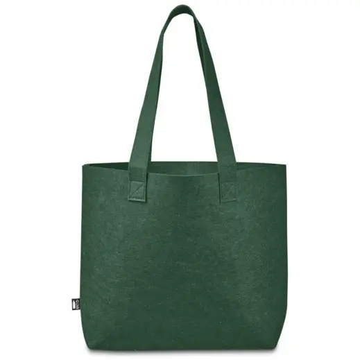 Okiyo Yoongi Recycled PET Felt Shopper Green Front